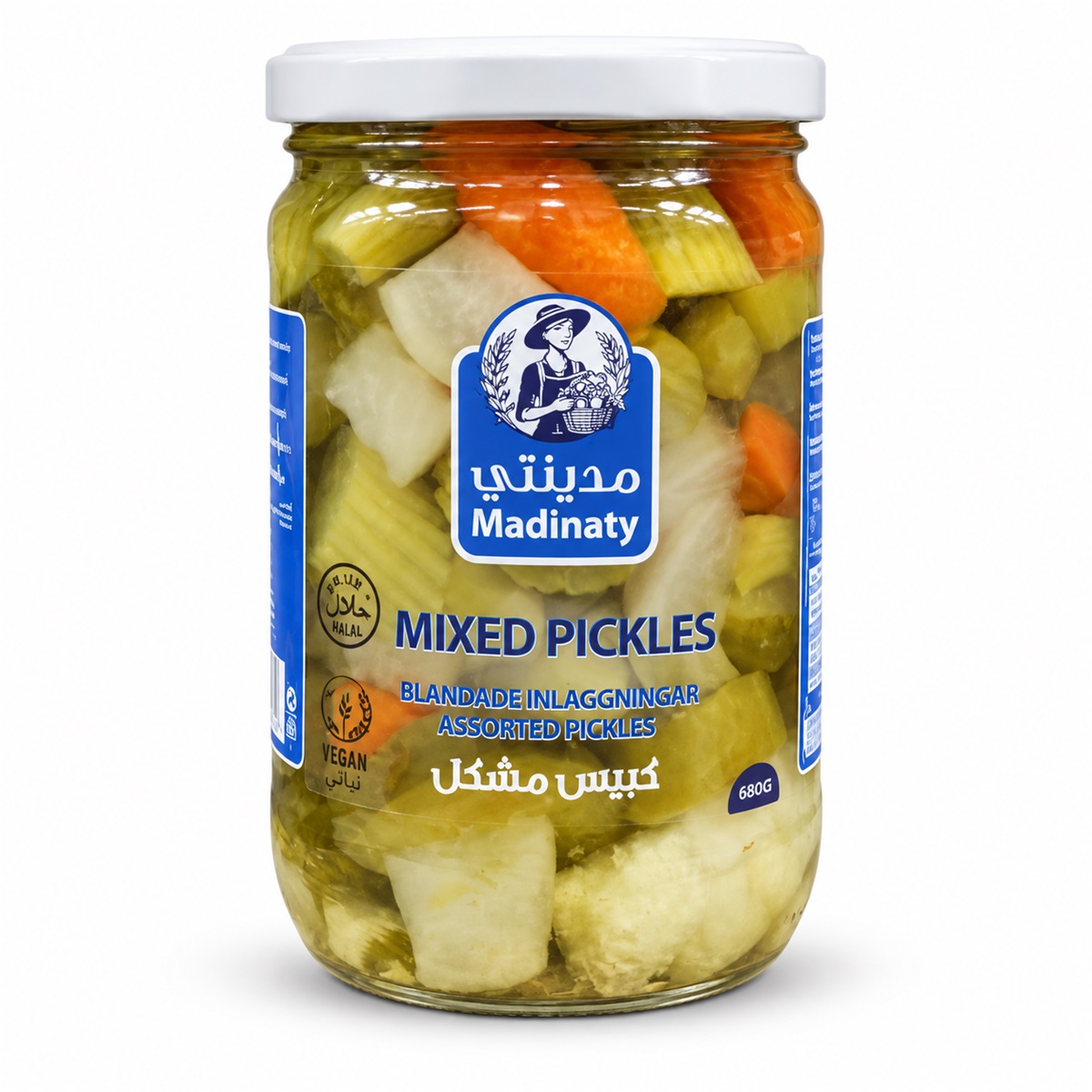 MAD Inlagda Blandade Grönsaker 600gr*12