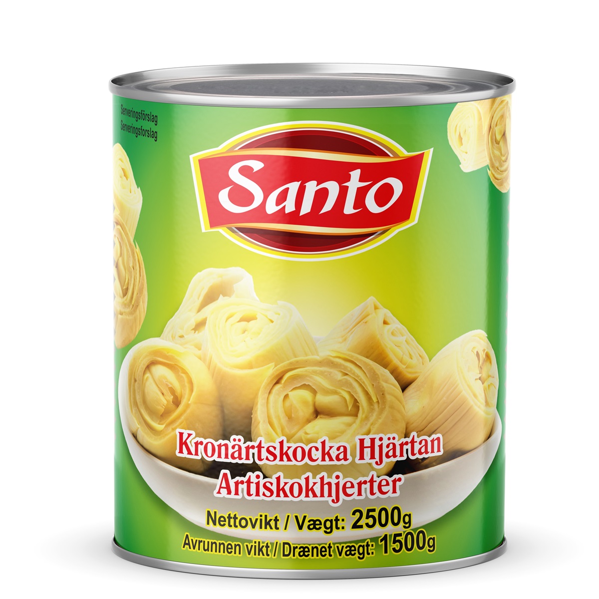 Santo Kronärtskocka 2500g*6