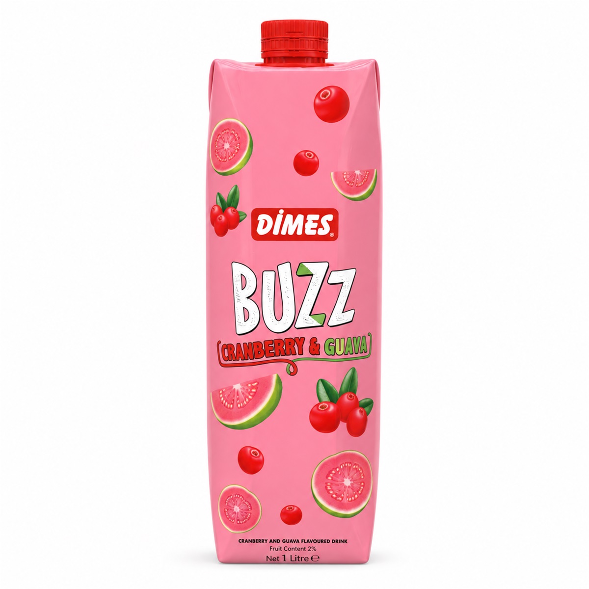 Dimes BUZZ Guava Drink 1L*12-TEXT