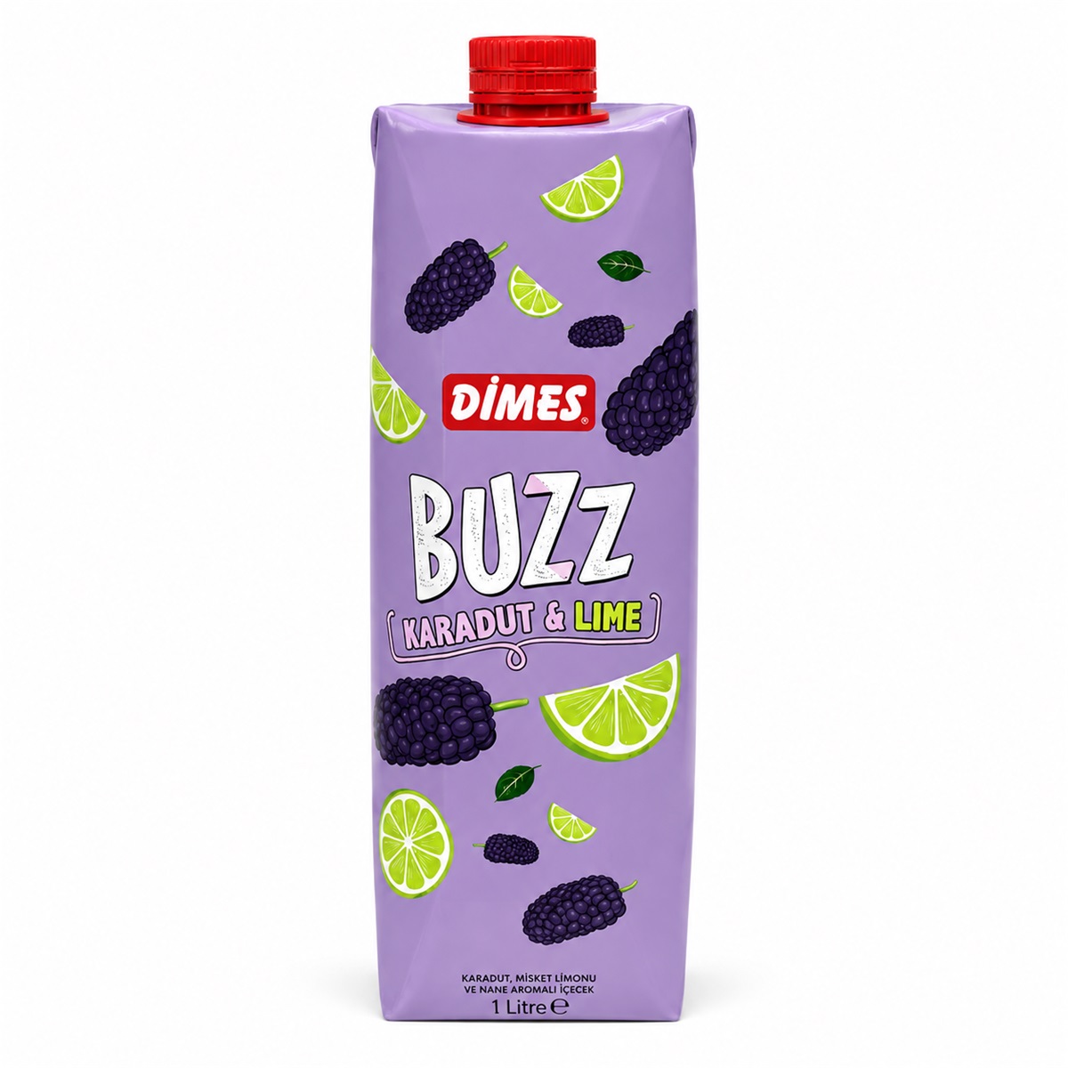 Dimes BUZZ Black Mulberry&Lime&Mint 1L*12-TEXT