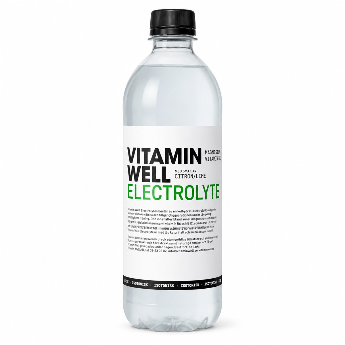 VitaminWell Electrolyte Citron Lime 50cl*12