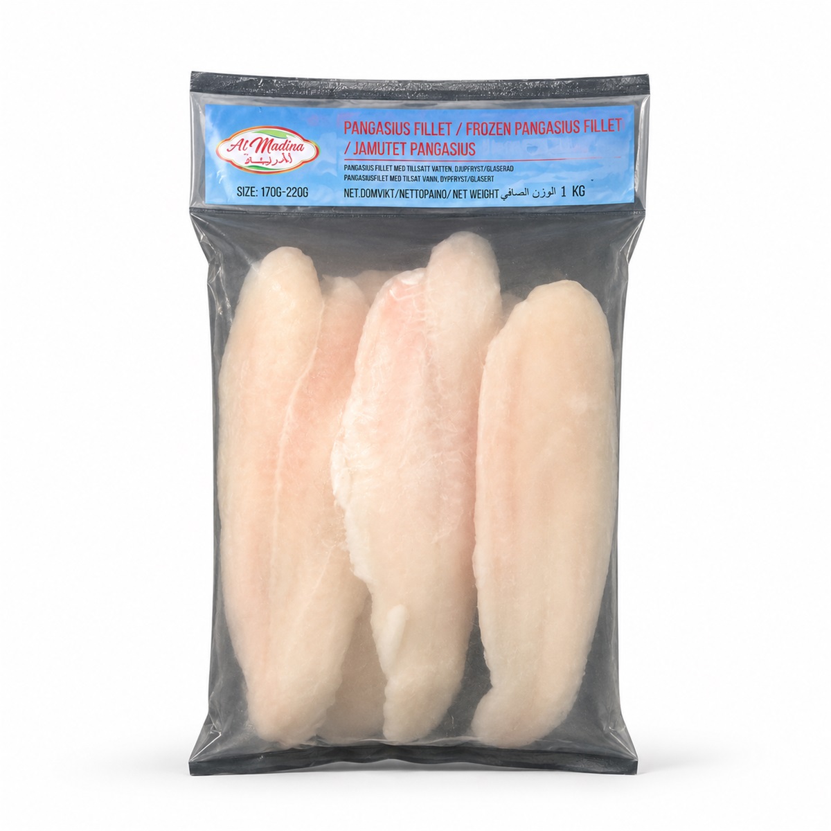 Fisk Pangasiusfile 800gr*10