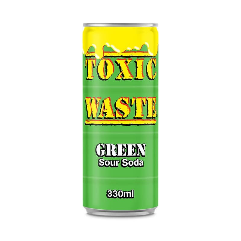 Toxic Waste Soda Green 33cl*24