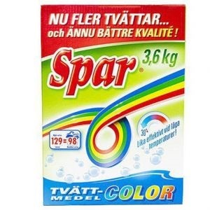 Spar Tvättmedel color 3,6kg*3
