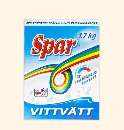 Spar Tvättmedel Vit 1,7kg*6