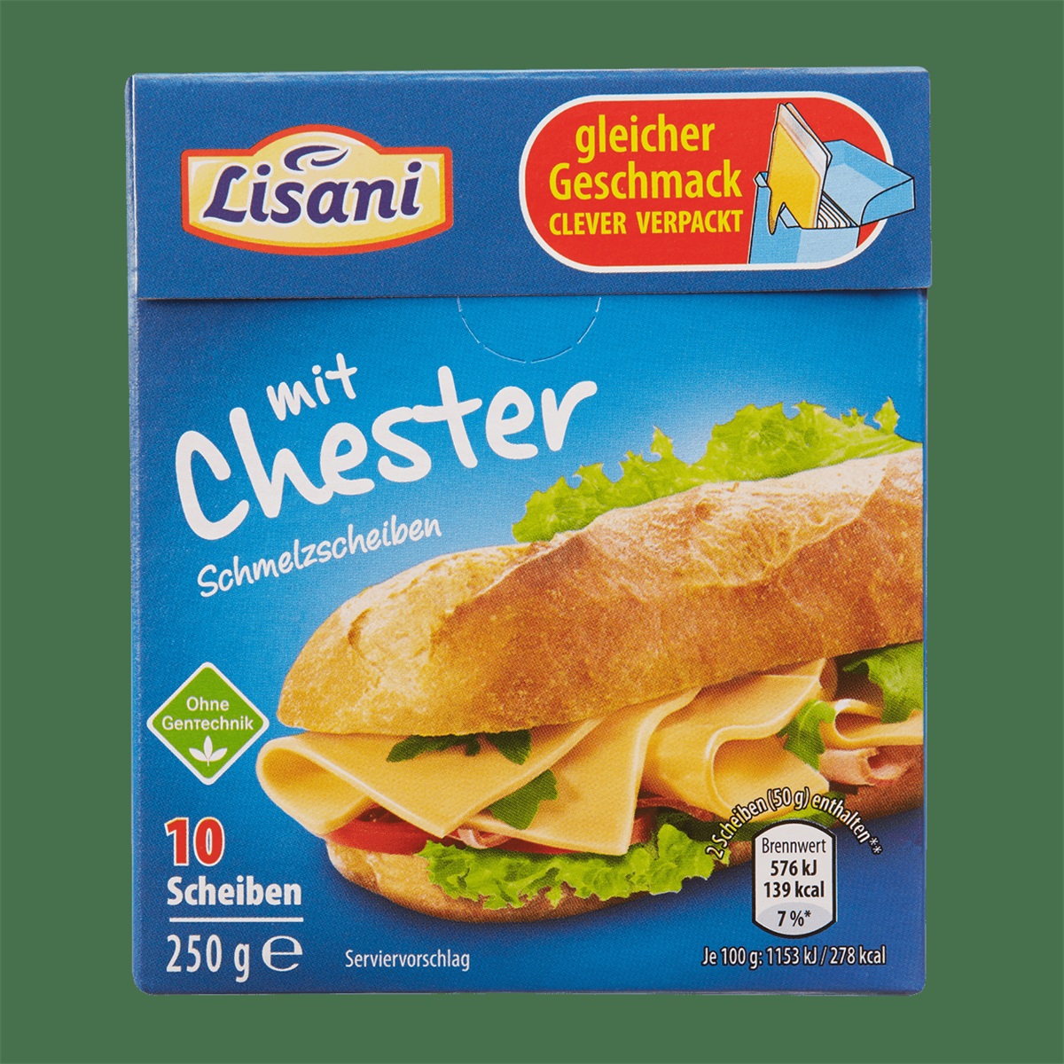 Skivade Ost Blå 250g*36 TEXT