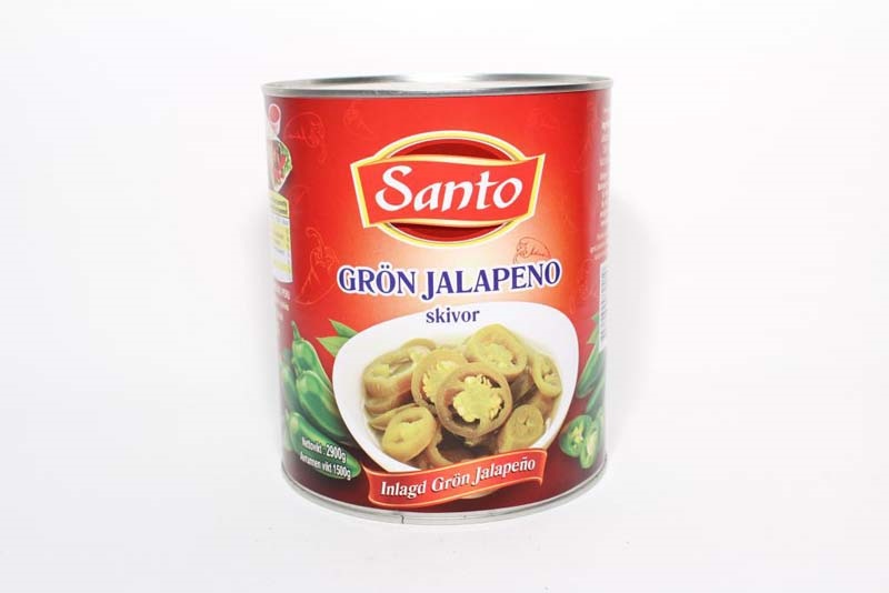 Santo Jalapeno Skivad 2900gr*6