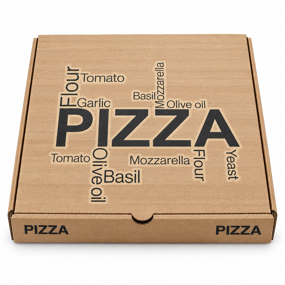 Pizza K STARK BRUN 30x30 UG 100st