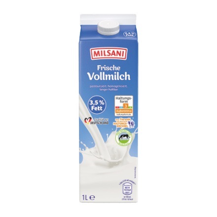 Mjölk Milsani 3,5% Fett 1L*10 TEXT