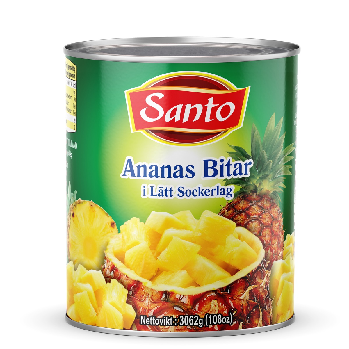 Santo ananas bitar 3050gr*6