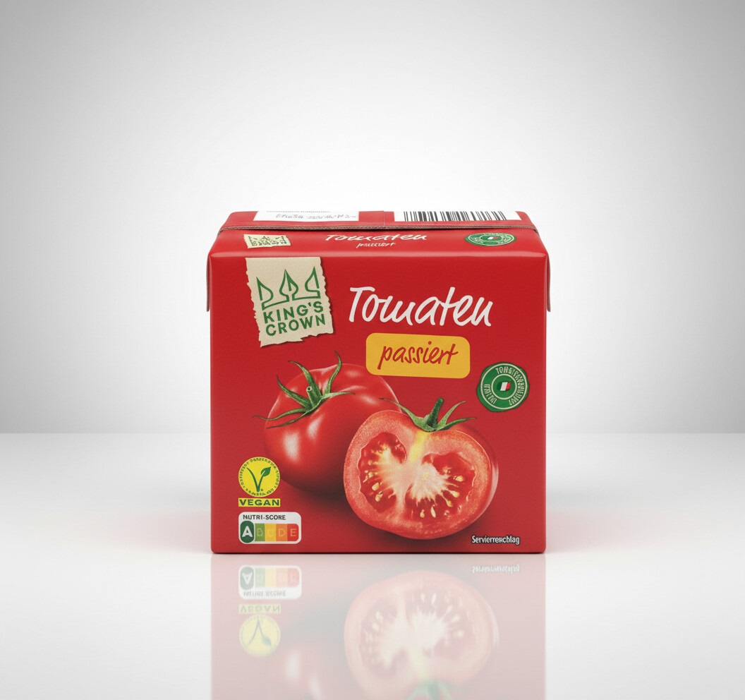 Tomater Passerade Kings Crown 500gr*12 TEXT