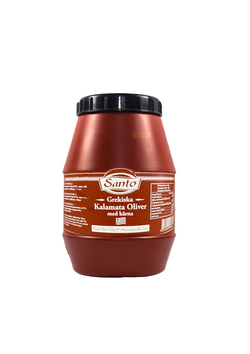 Santo kalamata oliver 3,3kg*6