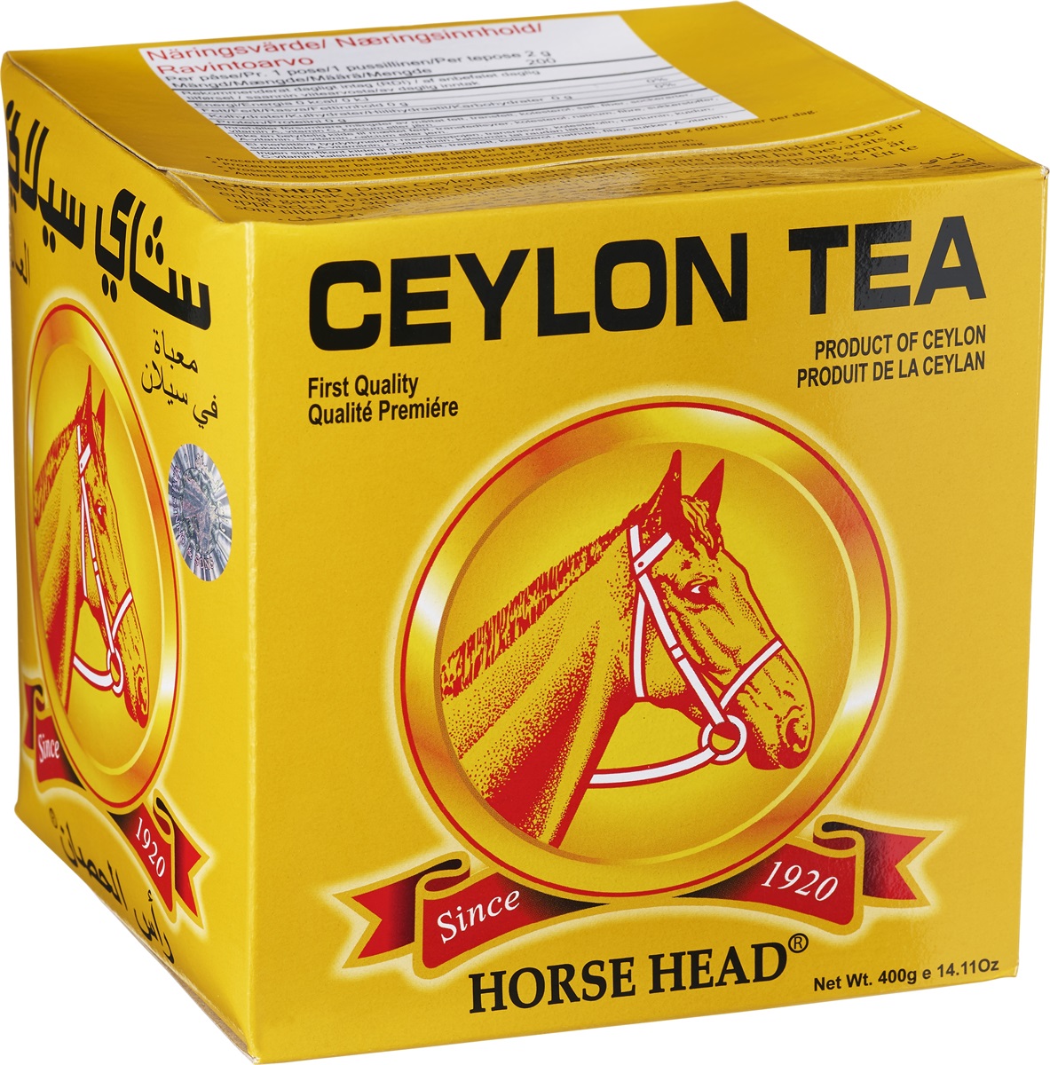Horse Head Ceylon Te 400g*24