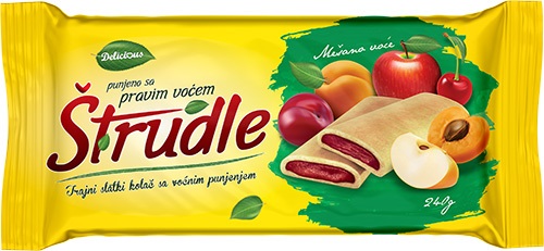 D Strudla Mixed fruits 240gr*17
