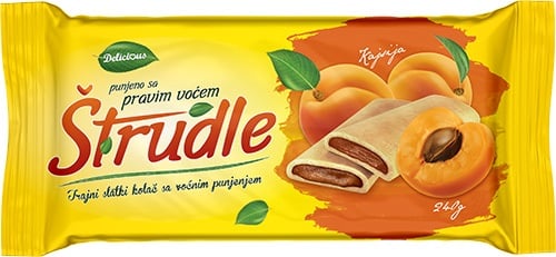 D Strudla Apricot 240g*17