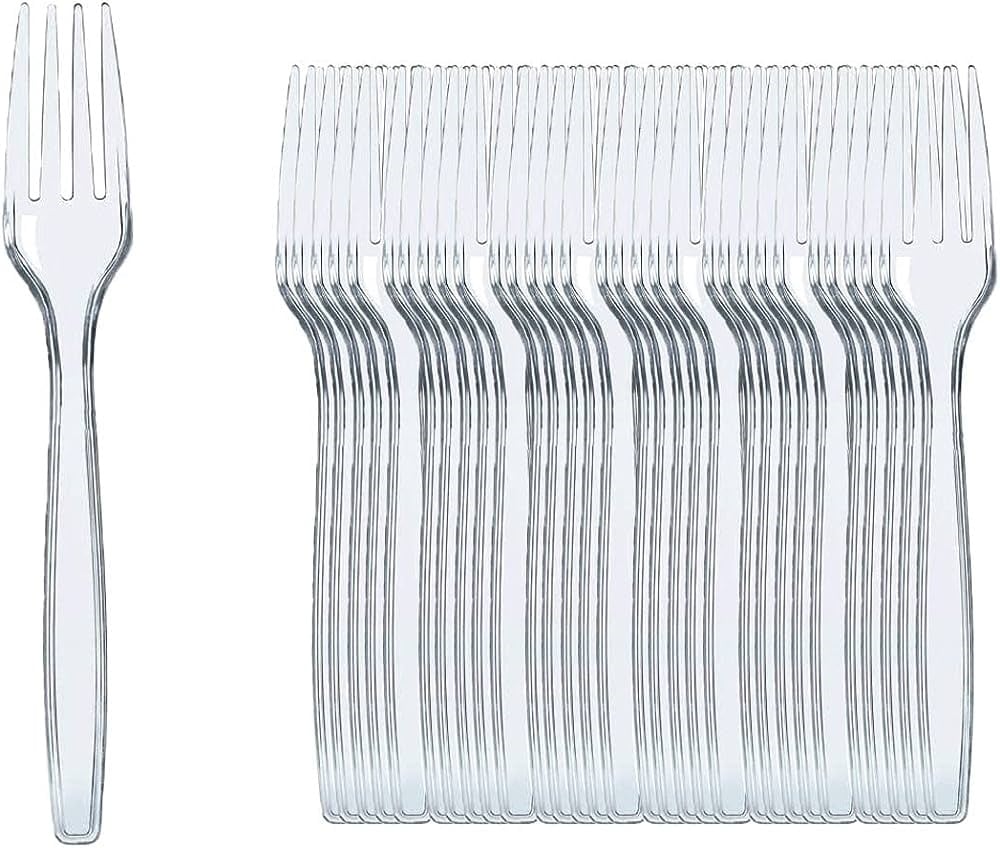 Gaffel transparent 18,5cm  50st*40