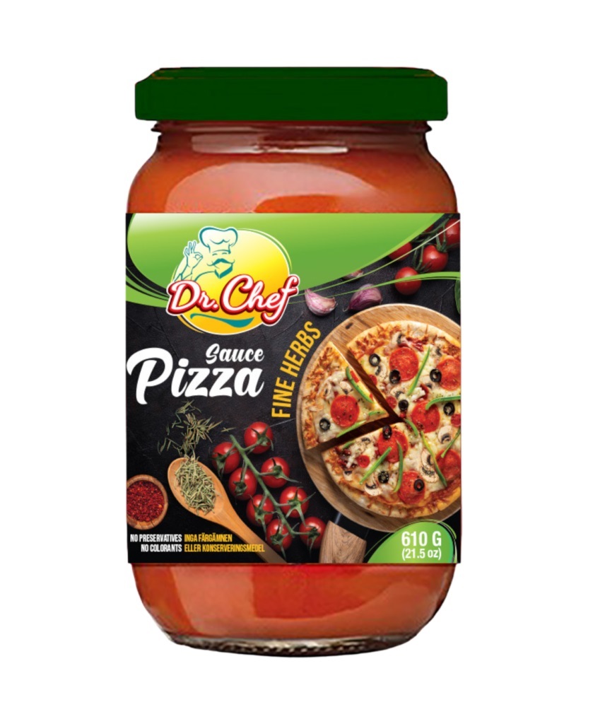 XDr PIzza Sås Herbs 610gr*12