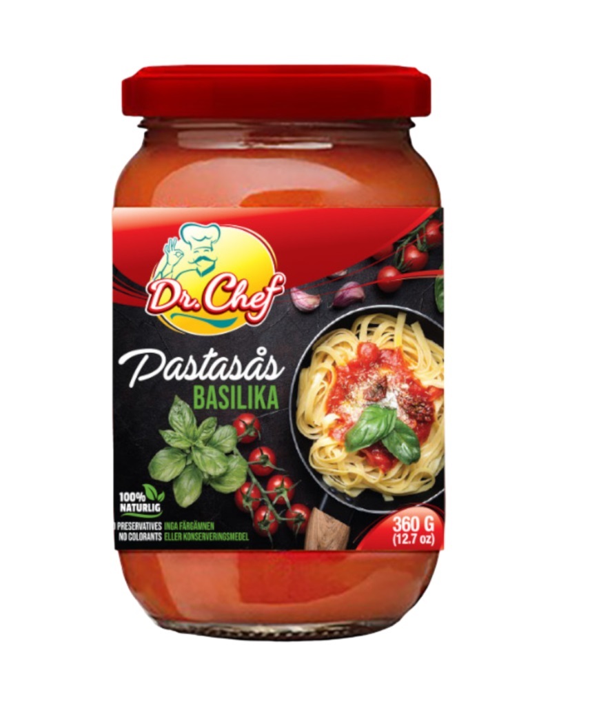 XPasta Sås Basil*360gr*12