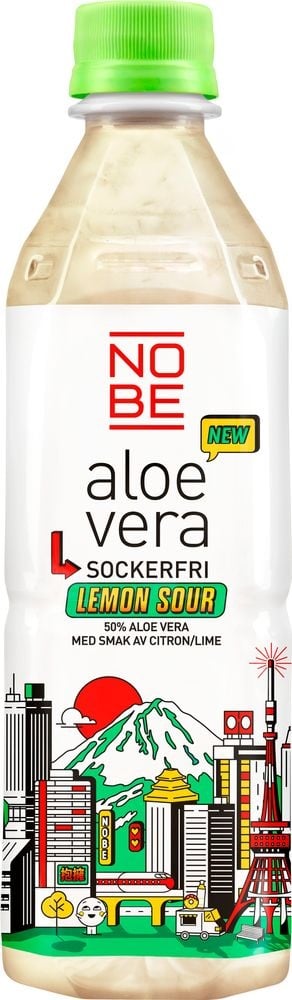 Aloe Vera Lemon Sockerfri 500ml*20