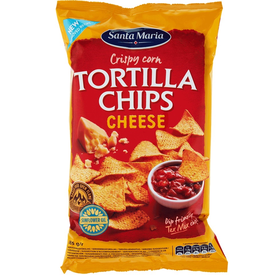 SM Tortilla Chips Cheese 185Gx15