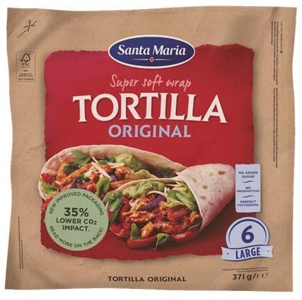 SM Tortilla Original Large (6-Pack) 371g*12