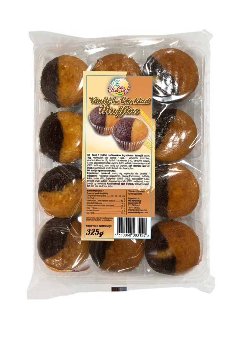 Muffins Van/Chok DR Chef 280gr*14