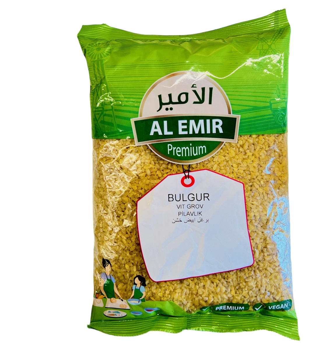 AM Bulgur vit Grov 800gr*12