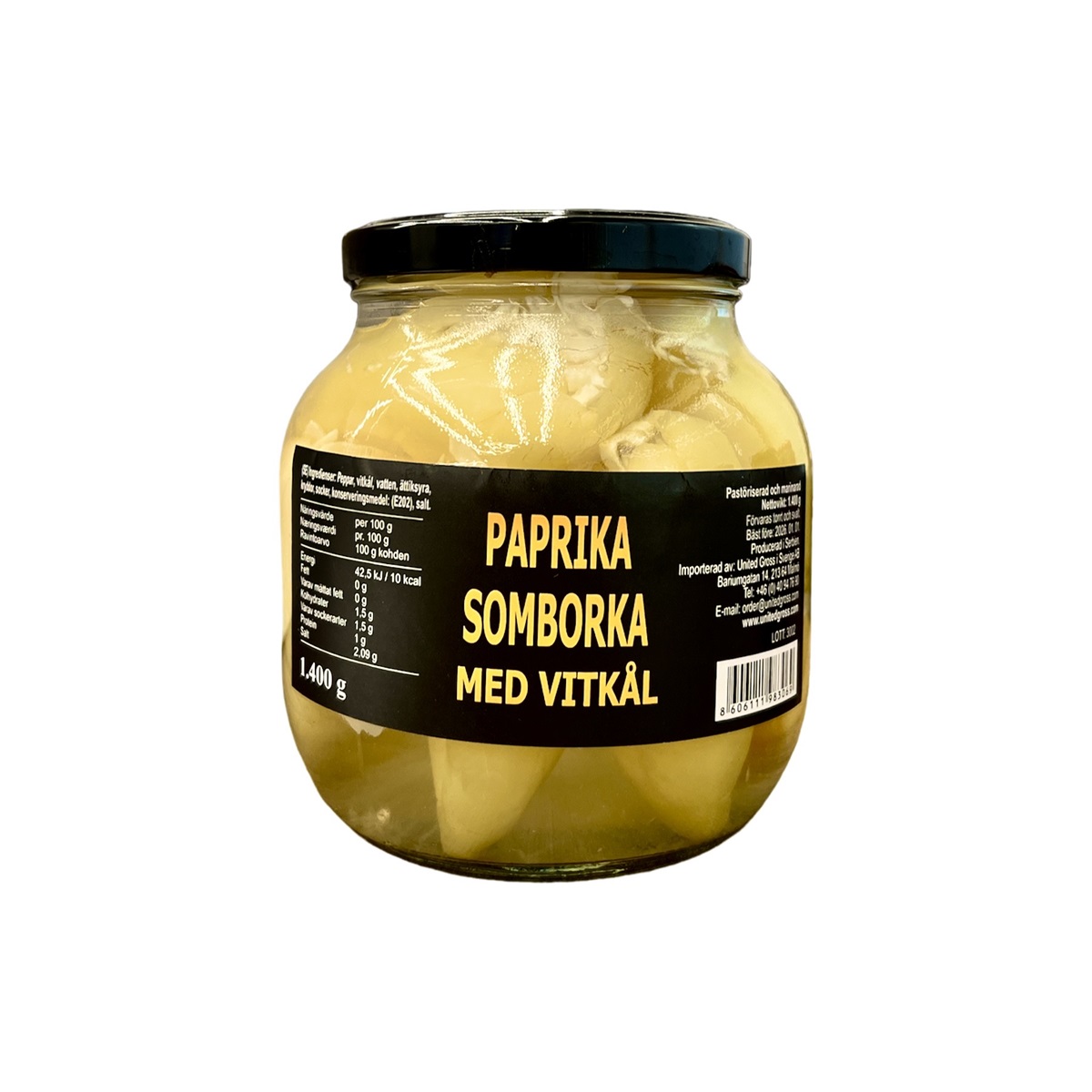 Paprika Samborka Med Vitkål 1,4kg*6