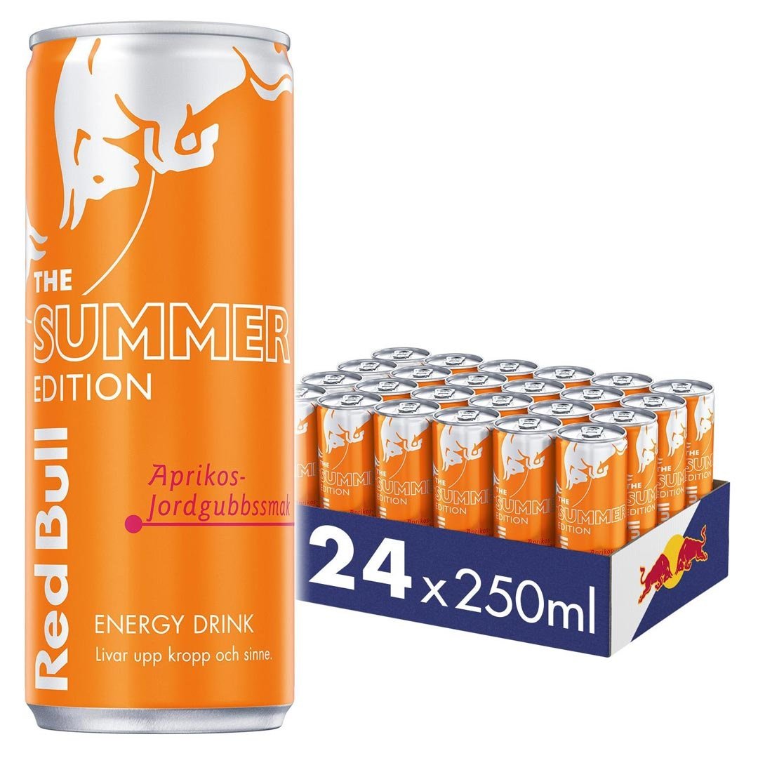 Red Bull Aprikos & Jordbgubb 250ml*24