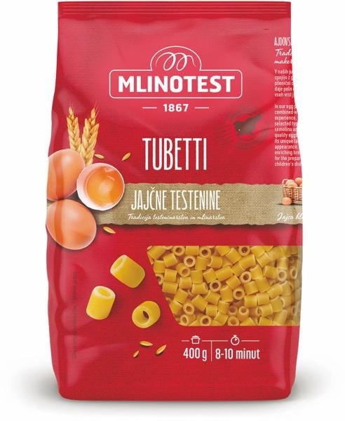 Mli Egg Tubetti 18 400gr*12