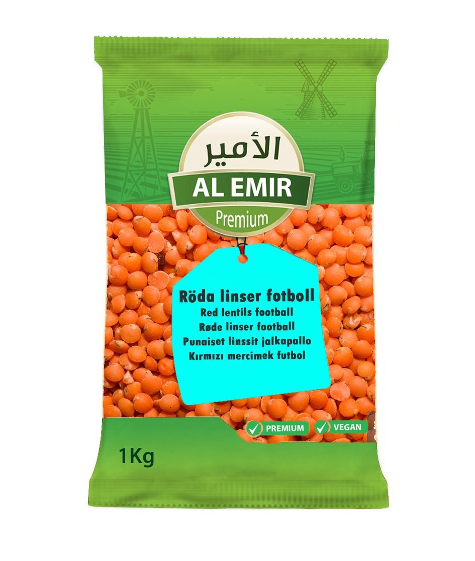 AM Röda linser fotboll 800gr*12