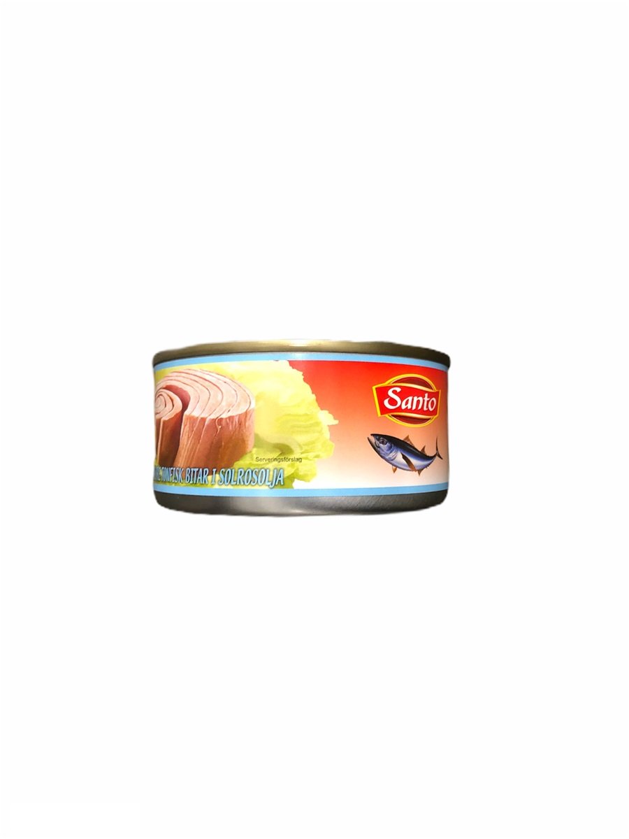 VitTonfisk Bitar I olja santo 170g*48