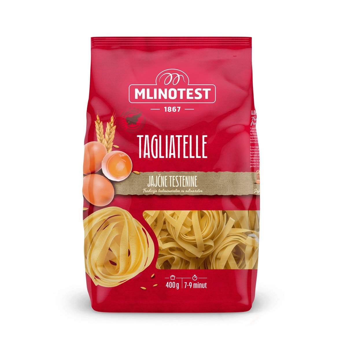 Mli Egg taglierini 400gr*8