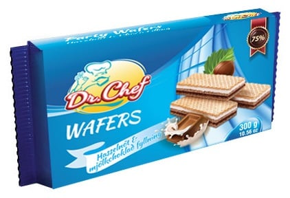Dr wafers kex Hasselnöt 300gr*18