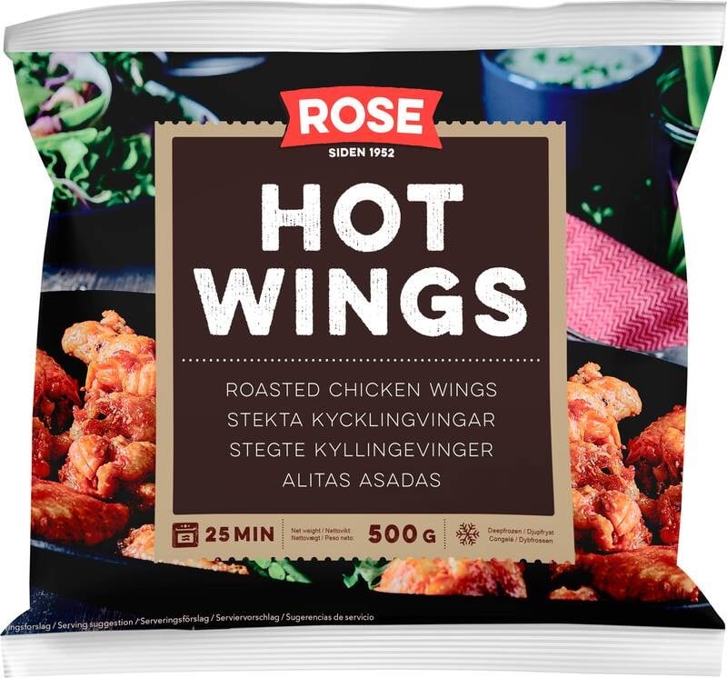 Rose Hot Wings, Stegte 500gr*10
