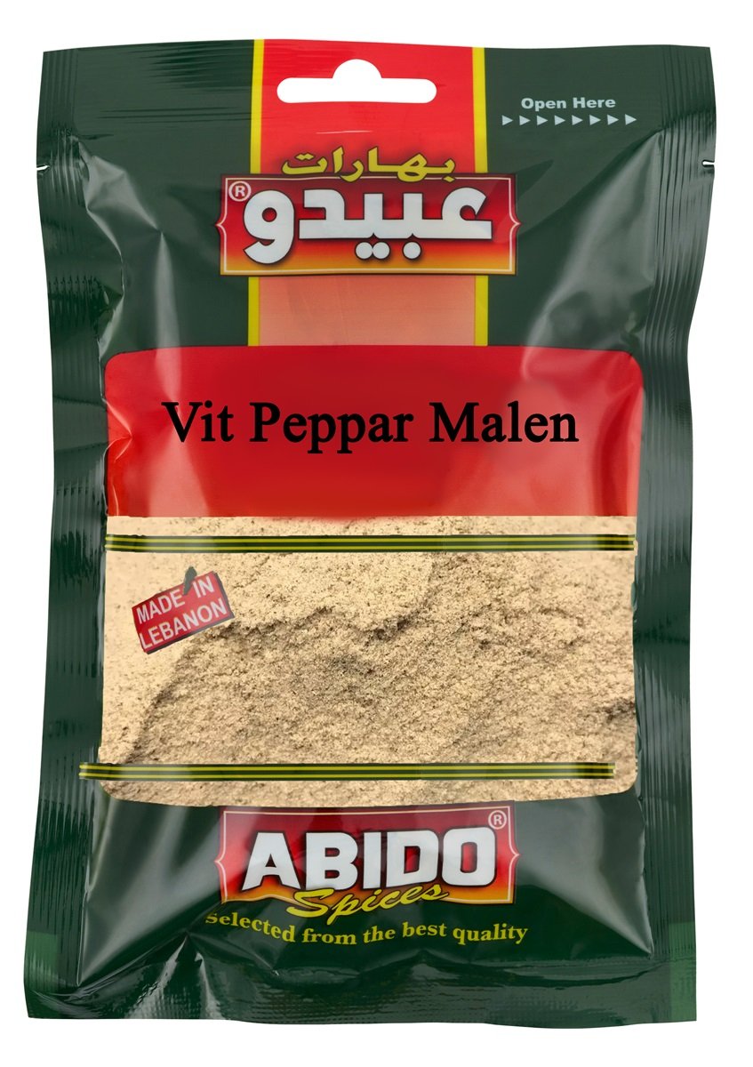 Abi Vit Peppar Malen 40g*10