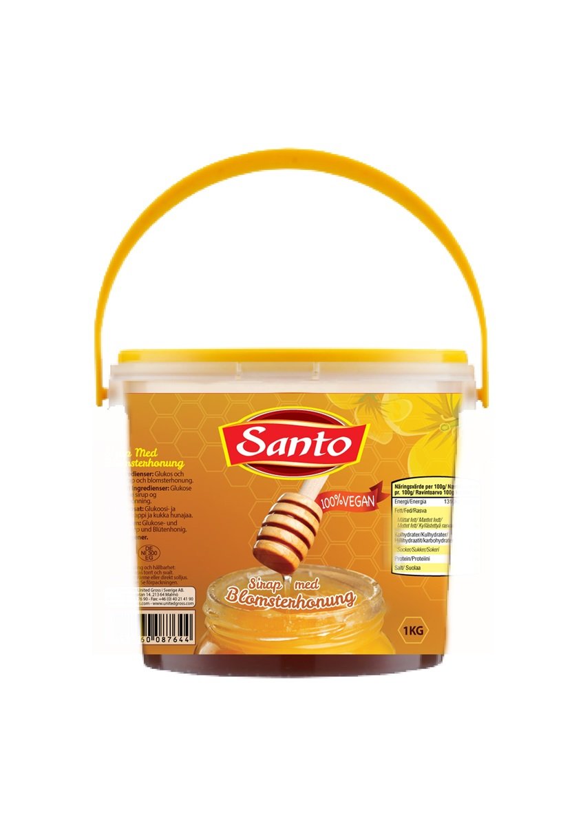 Sirap med honung santo 1kg*6