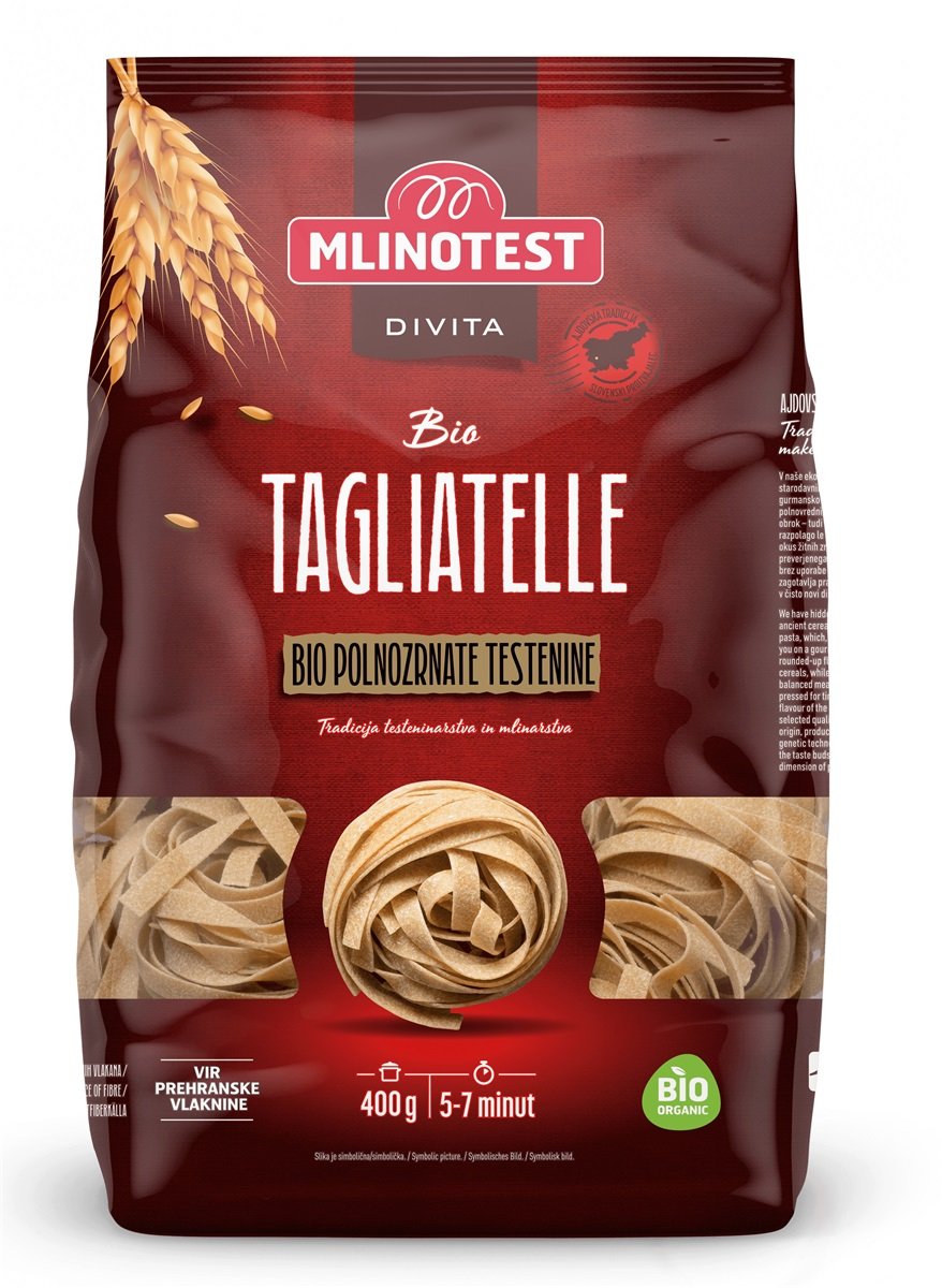 Mli Divita organic Tagliatelle 400gr*8