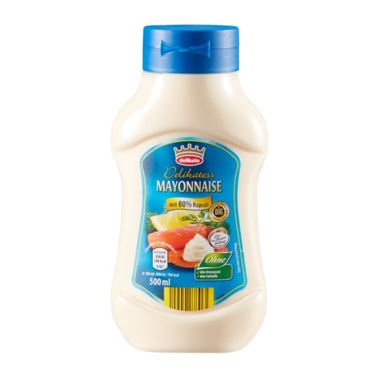 Majonäs delikato plast 500gr*12 TEXT