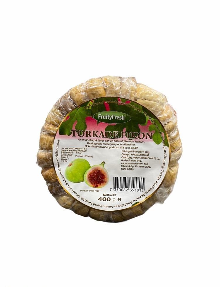 Fikon Torkade Fruity size 8 400gr*24