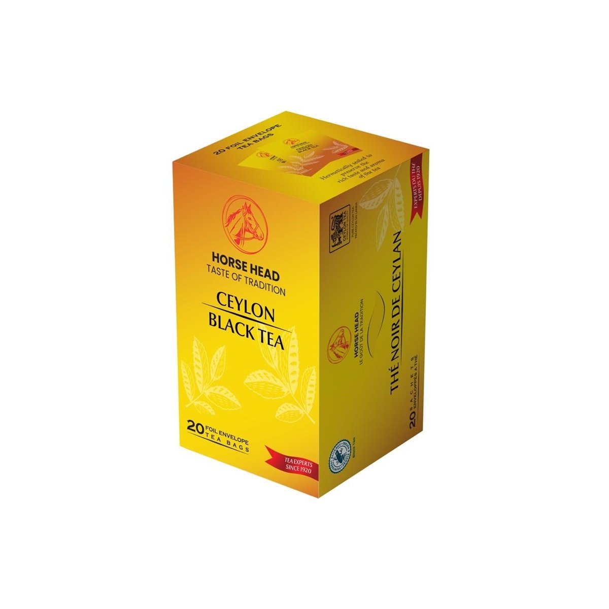 Horse Head Black Ceylon Te 40g*24
