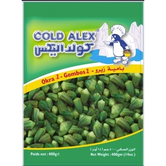 Okra Fryst 1 Rojan 400g*20